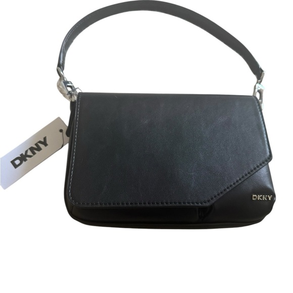 NWT DKNY Black Clutch Shoulder Bag - $128 MSRP ✨ - Picture 1 of 8